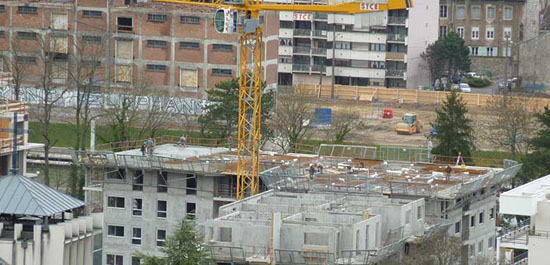 Construction immeuble à Besançon
