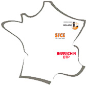 Les sites de la STCE sont Barrachin BTP